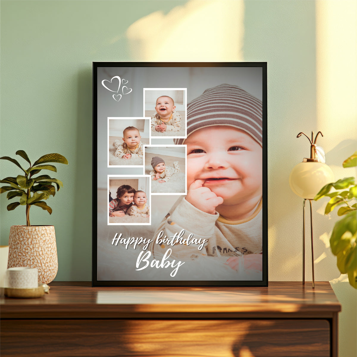 Customized Baby Birthday Photo Frame