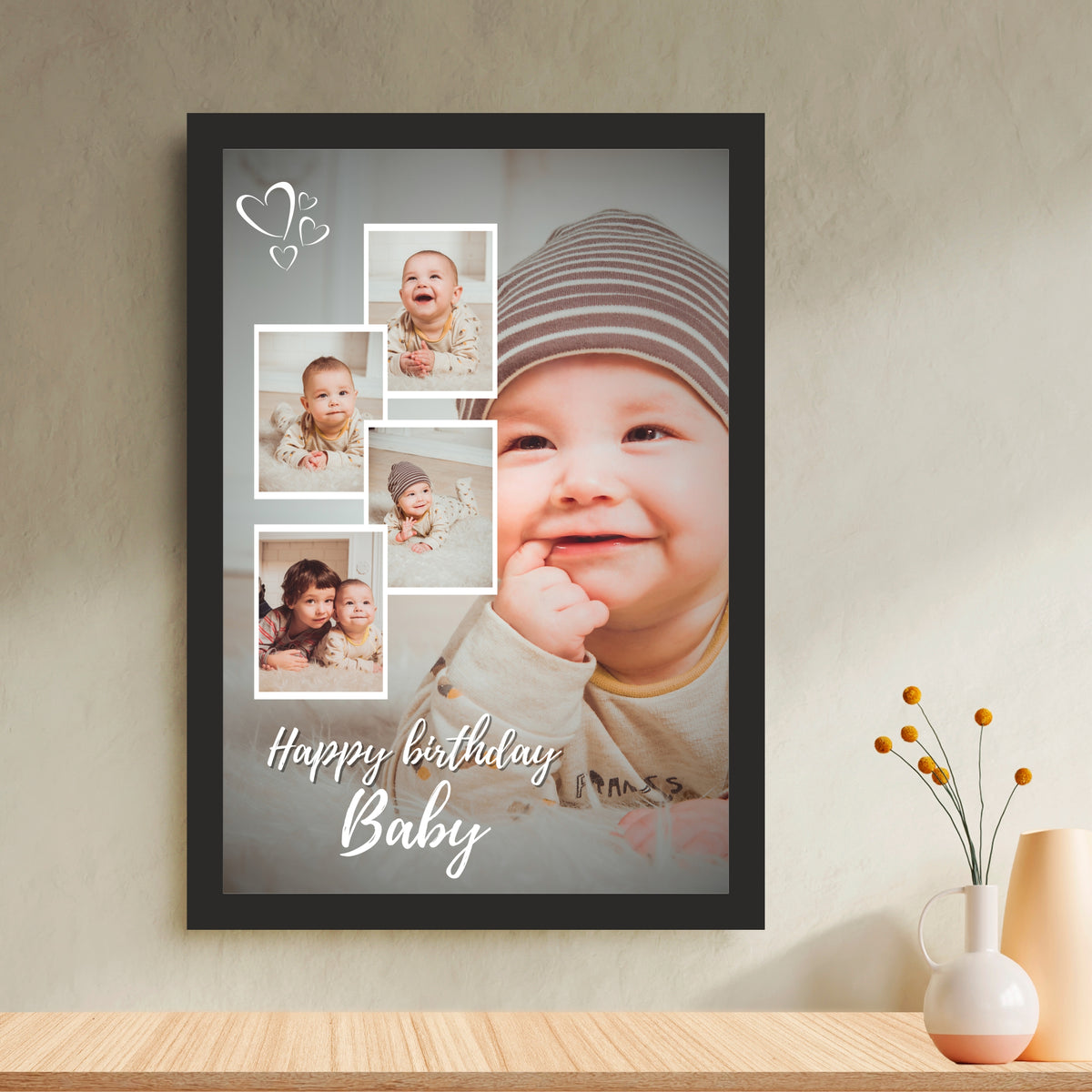 Customized Baby Birthday Photo Frame