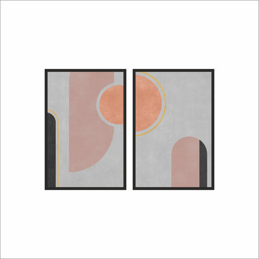 Soft Arches – Minimal Abstract Harmony Wall Art 🌸◐