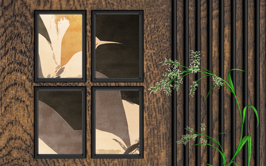 Silent Earth – Neutral Minimal Abstract Wall Art 🤎✨