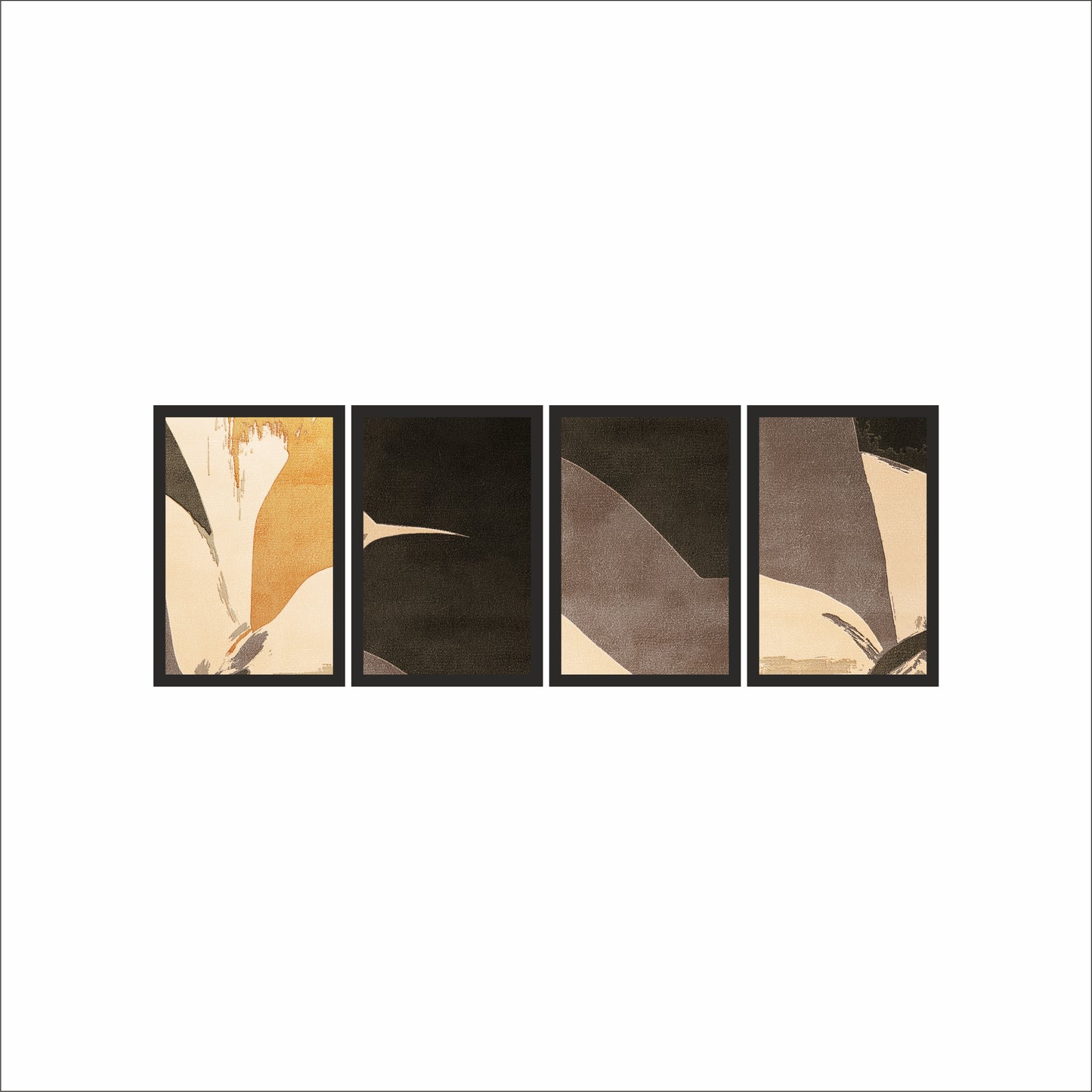 Silent Earth – Neutral Minimal Abstract Wall Art 🤎✨