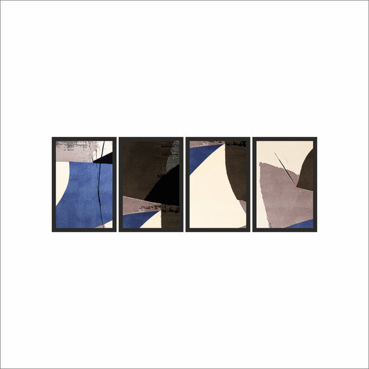 Muted Intersection – Modern Neutral Abstract Wall Art 💙✨