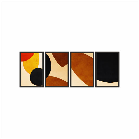 Golden Orbit – Warm Modern Abstract Wall Art 🤎✨