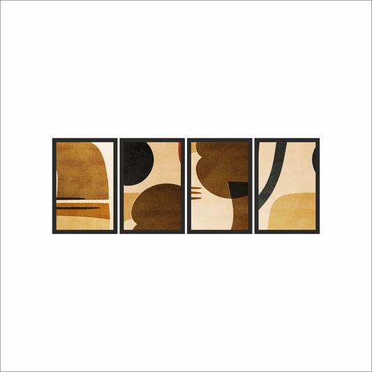 Amber Flow – Warm Abstract Modern Wall Art 🤎✨