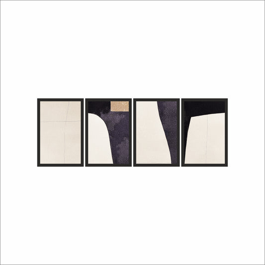 Quiet Balance – Neutral Minimal Abstract Wall Art 🤍🖤✨