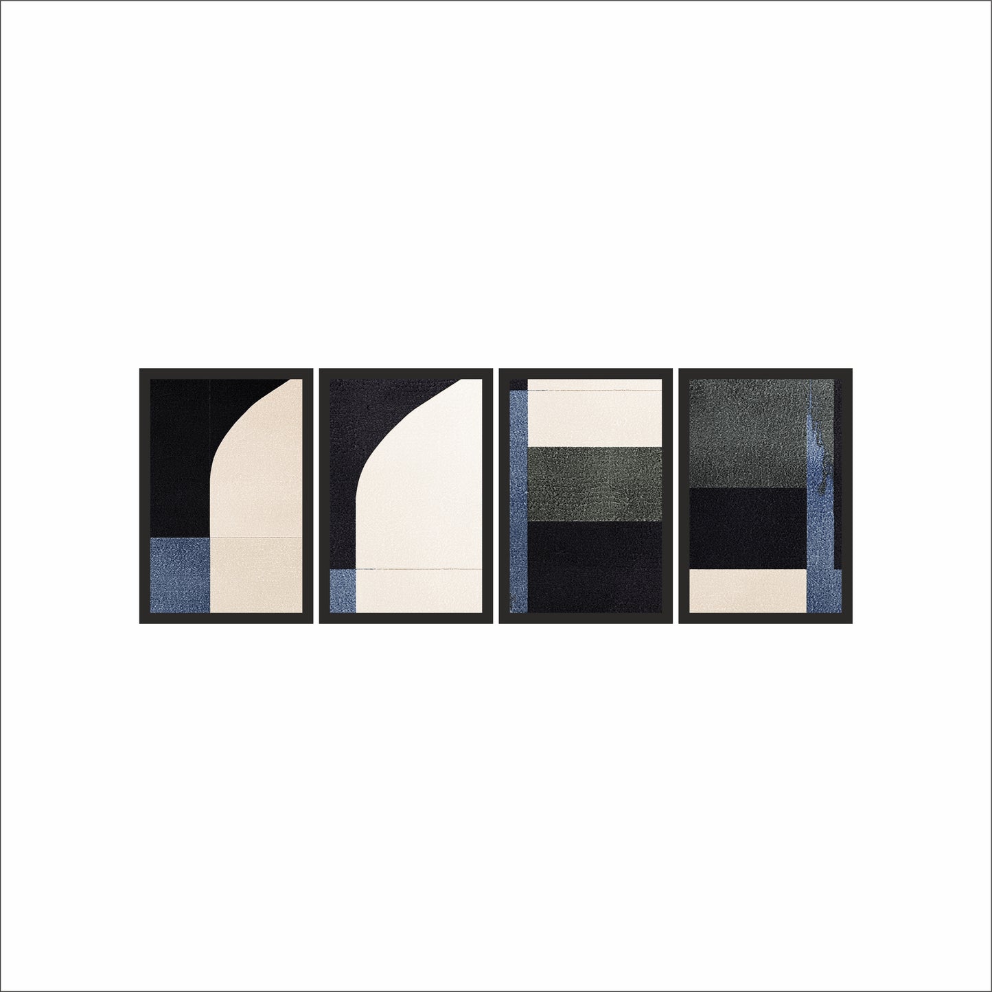 Modern Stillness – Neutral Abstract Wall Art 🤍🖤✨