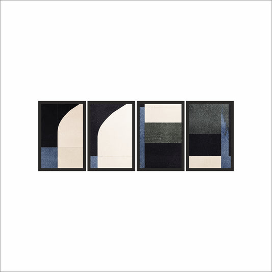 Modern Stillness – Neutral Abstract Wall Art 🤍🖤✨