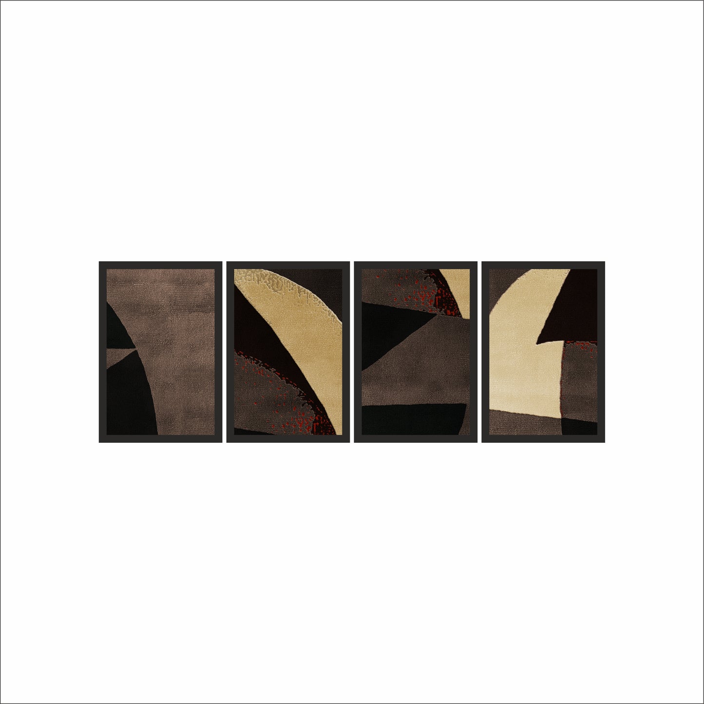 Golden Depth – Modern Earth Abstract Wall Art 🤎✨