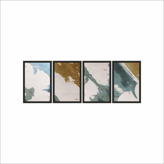 Oceanic Brush Wall Art Photo Frame – Minimal Abstract Wall Art