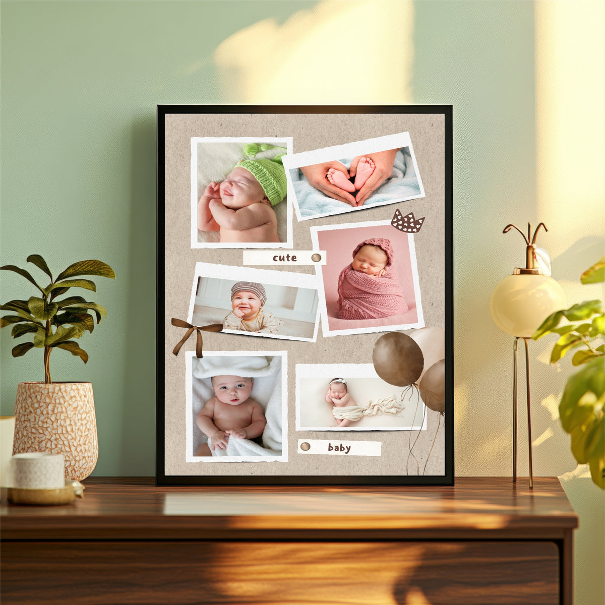 Customized Baby Photo Collage