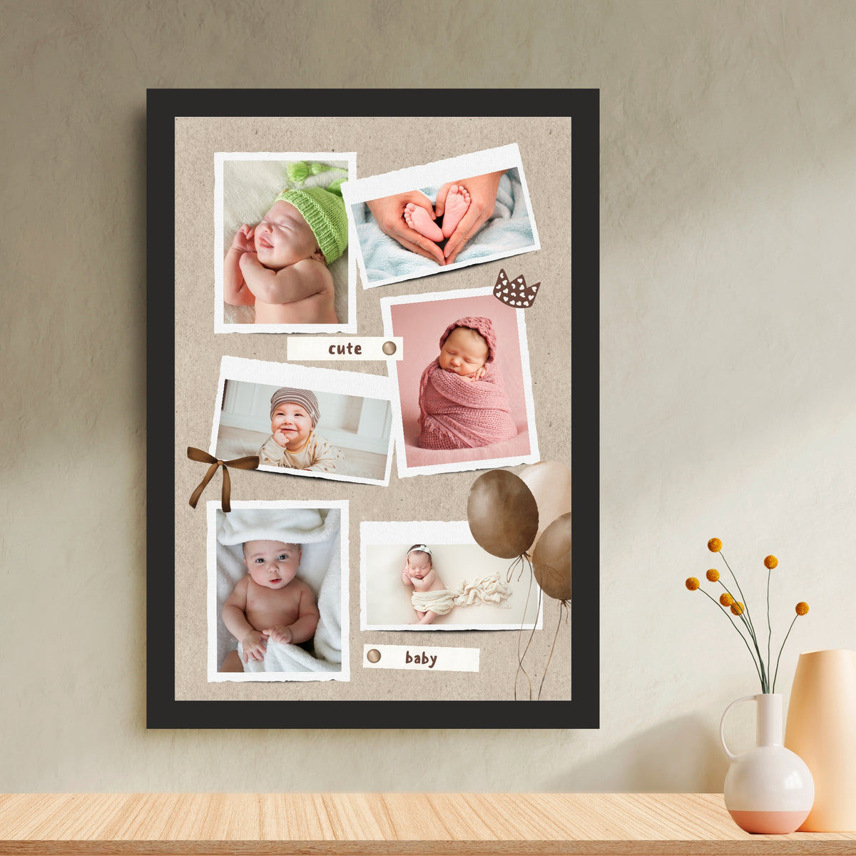 Customized Baby Photo Collage