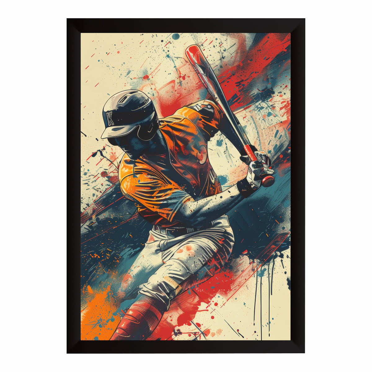 Baseball Wall Art | Framed Sports Print