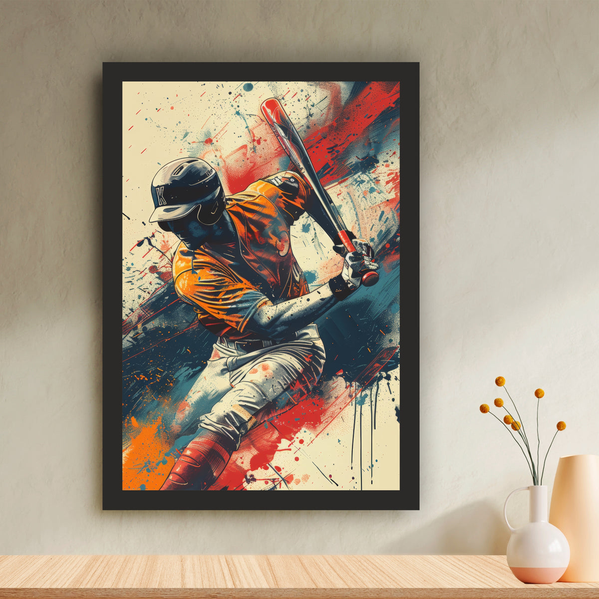 Baseball Wall Art | Framed Sports Print