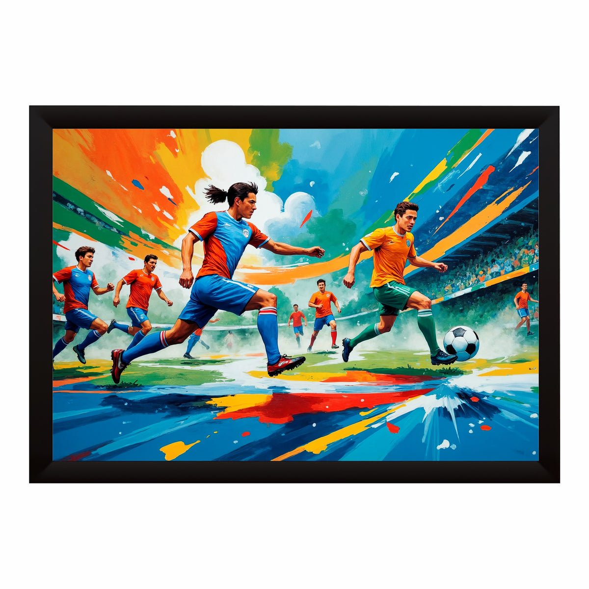 Soccer Wall Art | Framed Football Sports Print