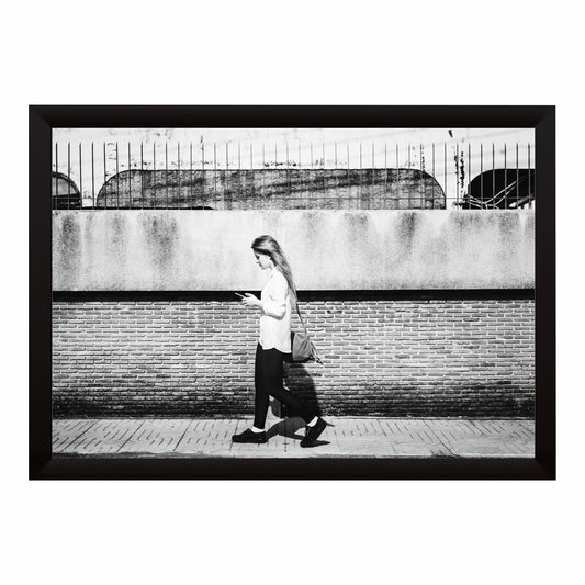 Urban Lifestyle Black & White Wall Art | Minimalist Street Photography
