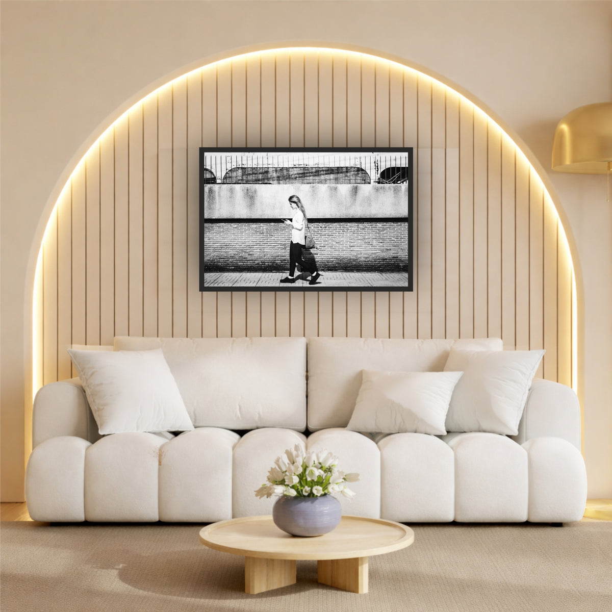 Urban Lifestyle Black & White Wall Art | Minimalist Street Photography
