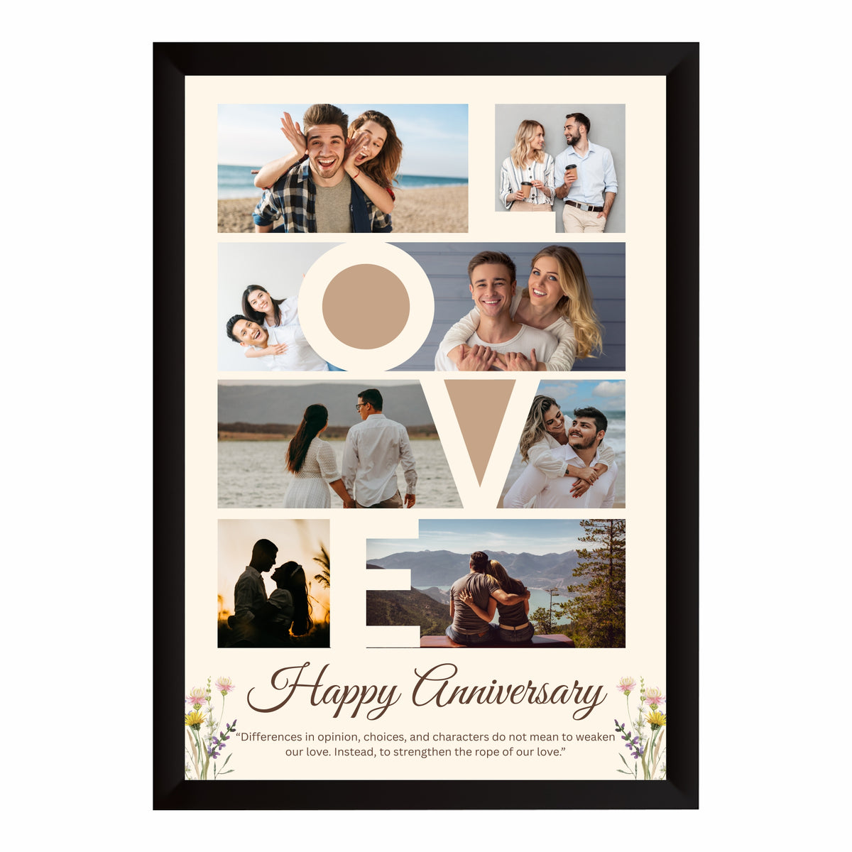 Customized Anniversary Photo Frame