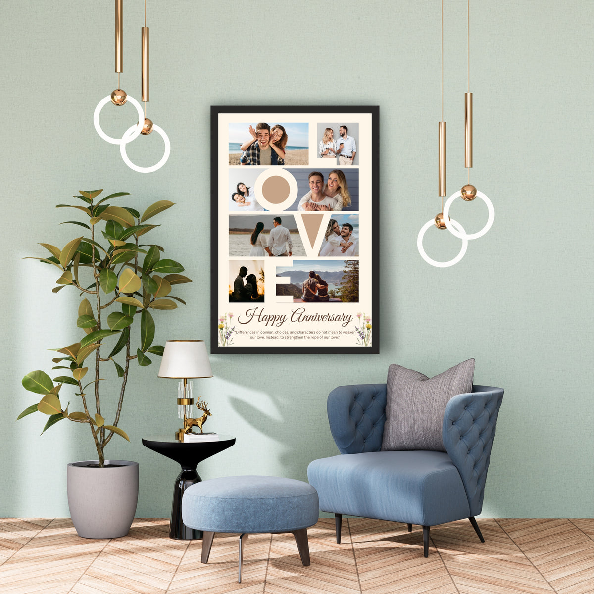 Customized Anniversary Photo Frame