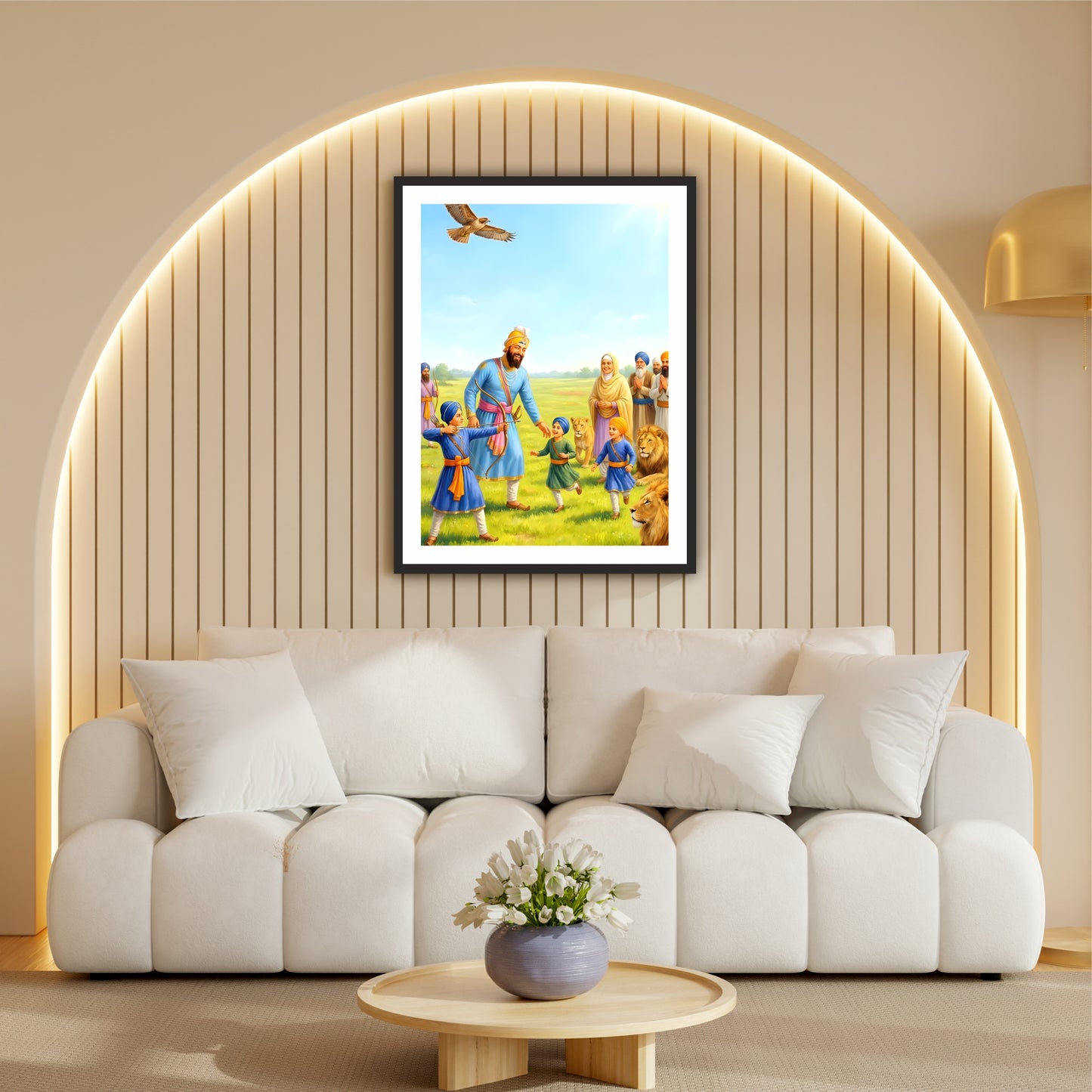 Guru Gobind Singh Ji with the Sahibzadas – The Eternal Legacy of Faith, Courage & Family