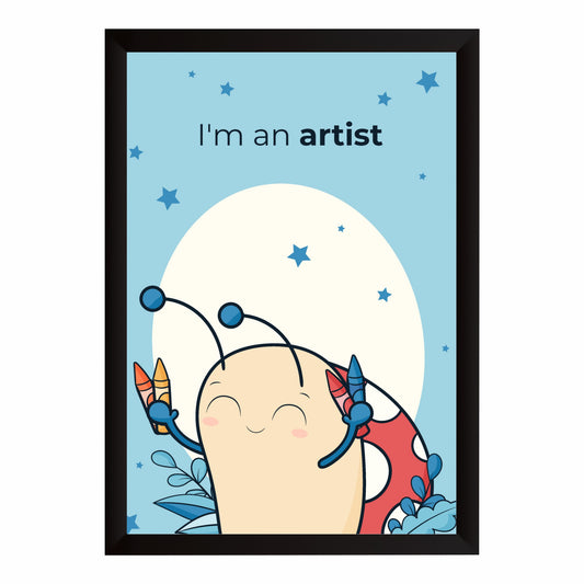 I'm an Artist Bug Wall Art | Cute Creative Nursery Print