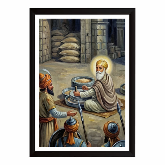 Guru Nanak Dev Ji – The Divine Miracle at Babur's Prison Mill