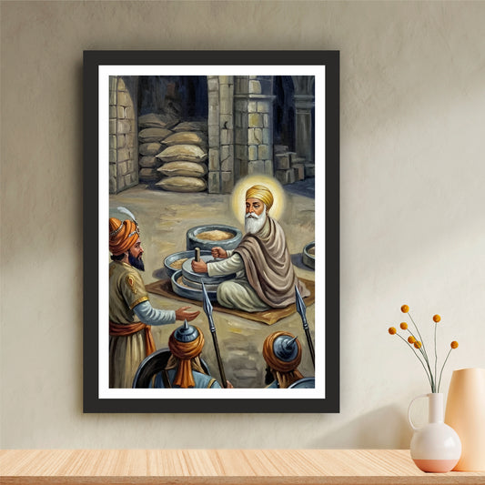Guru Nanak Dev Ji – The Divine Miracle at Babur's Prison Mill