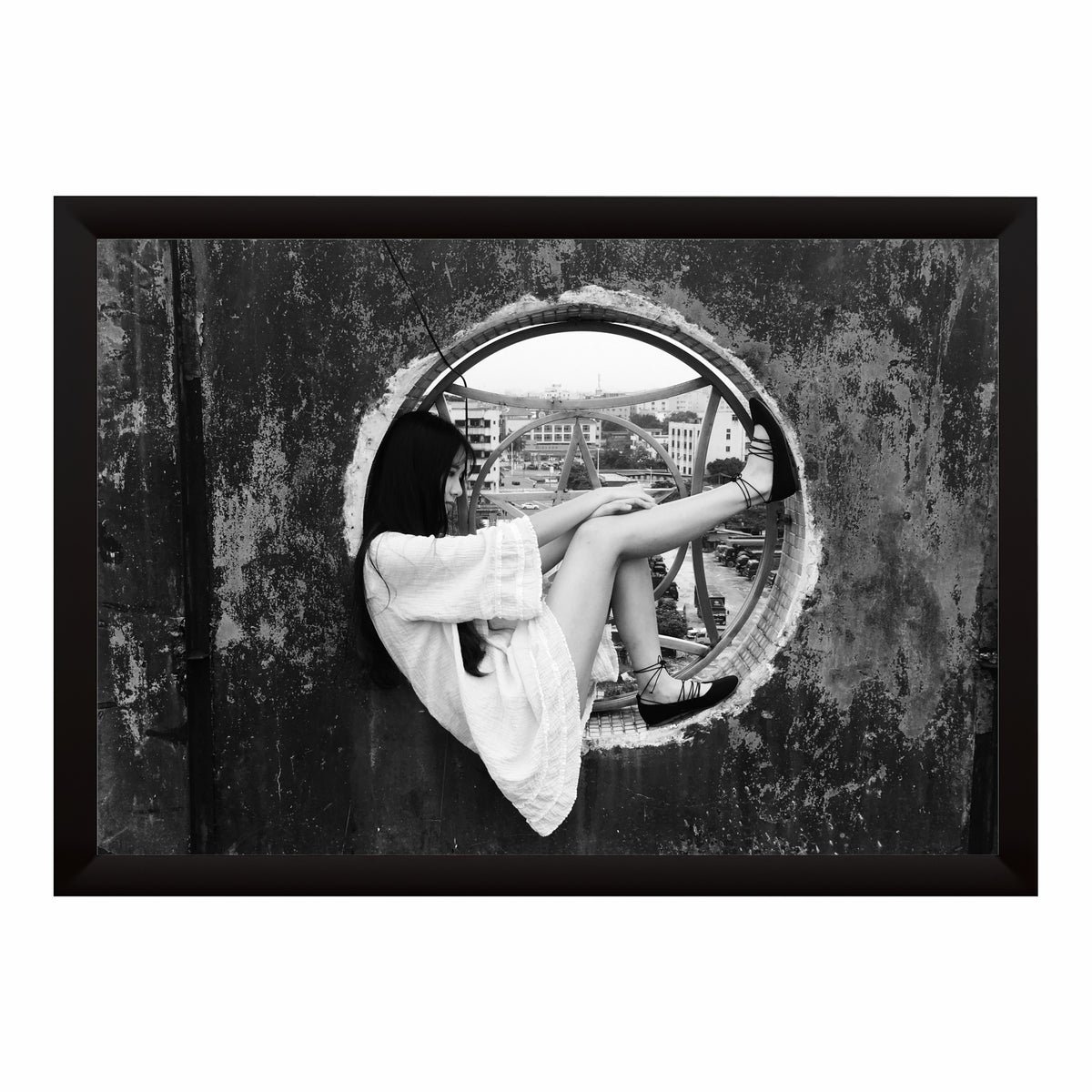 Surreal Woman Black & White Wall Art | Contemporary Photography