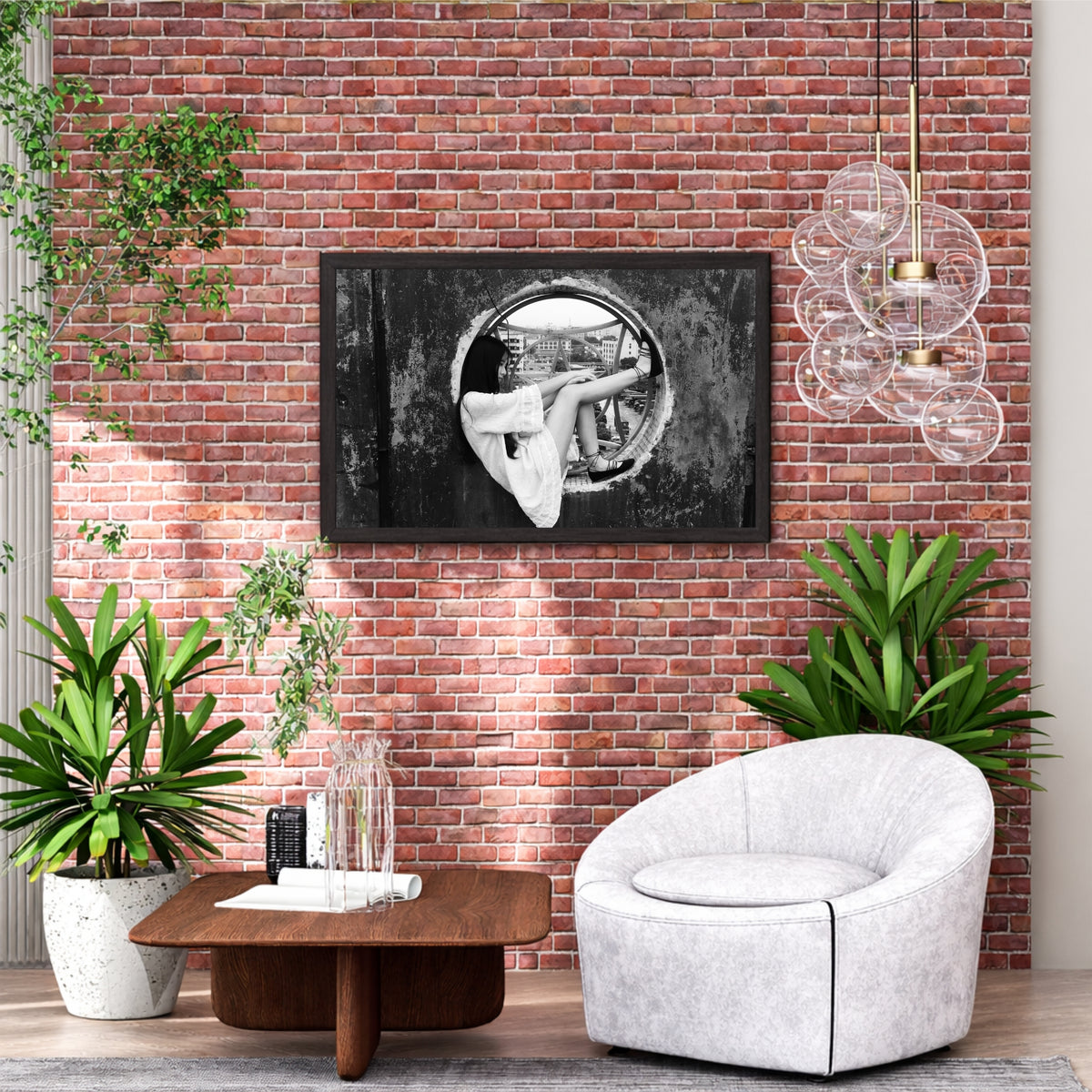 Surreal Woman Black & White Wall Art | Contemporary Photography