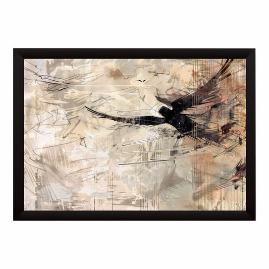Abstract Bird Wall Art