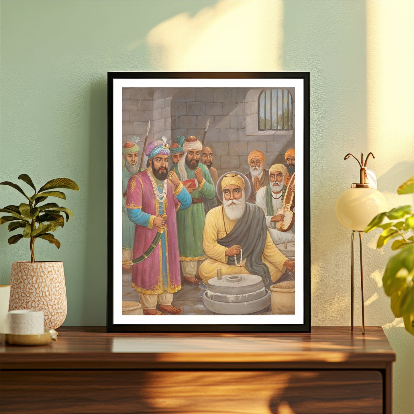 Guru Nanak Dev Ji – The Miracle of the Grinding Mill in Babur's Prison