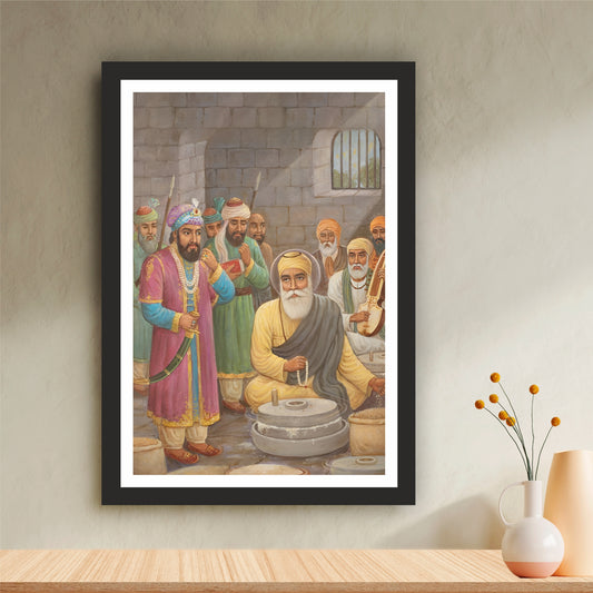 Guru Nanak Dev Ji – The Miracle of the Grinding Mill in Babur's Prison