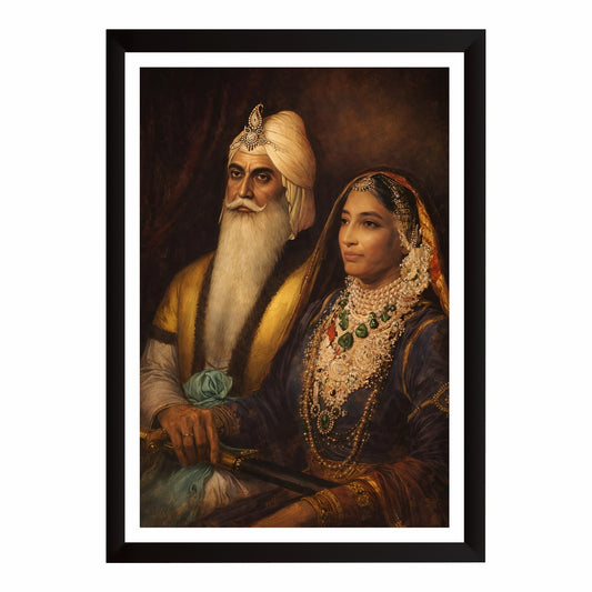 Maharaja Ranjit Singh Ji & Maharani Jind Kaur – The Royal Legacy of the Sikh Empire