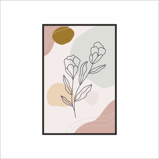 Sunshine Bloom Wall Frame – Cute Floral Art for Kids’ Room Décor 🌼