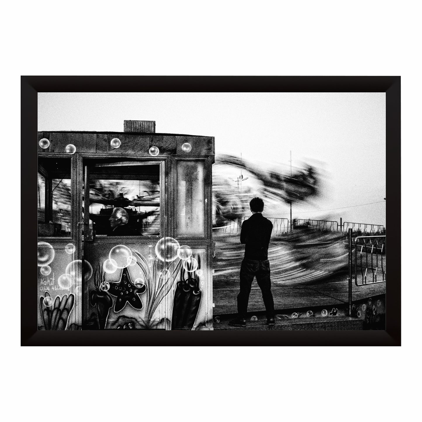 Urban Motion Black & White Wall Art | Street Photography