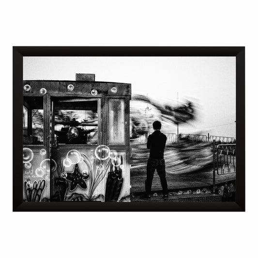 Urban Motion Black & White Wall Art | Street Photography