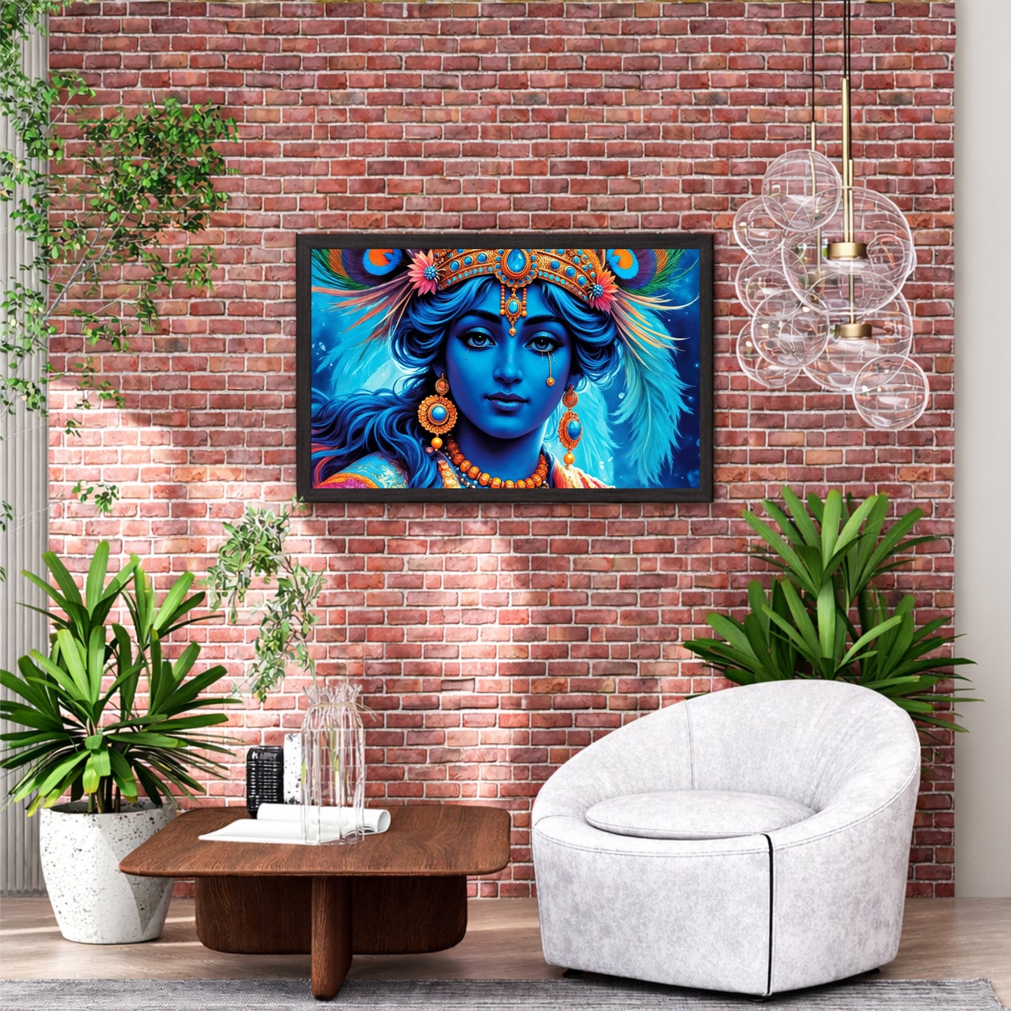 Divine Krishna Wall Art