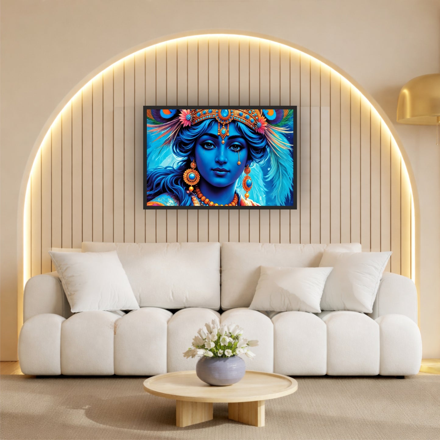 Divine Krishna Wall Art