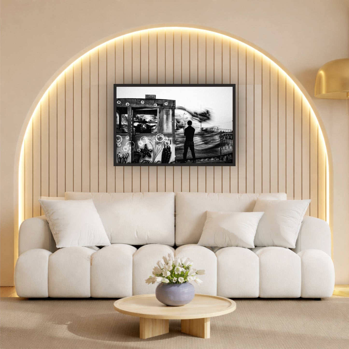 Urban Motion Black & White Wall Art | Street Photography