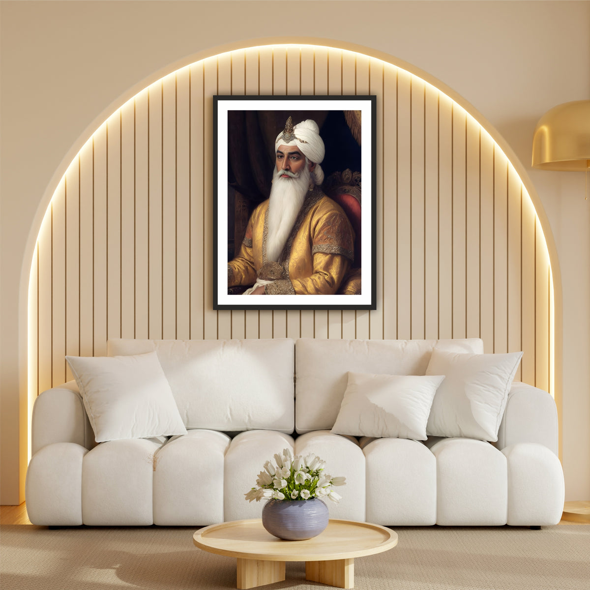 Maharaja Ranjit Singh – The Lion of Punjab | Royal Sikh Heritage Wall Art