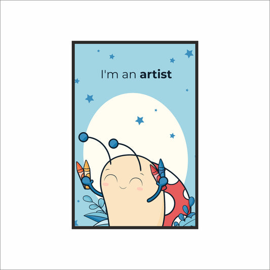 Little Artist Wall Frame – “I’m an Artist” 🎨🐞