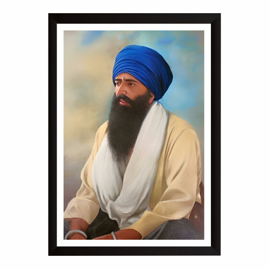 Sant Jarnail Singh Bhindranwale – Inspirational Sikh Portrait | Premium Spiritual Wall Art