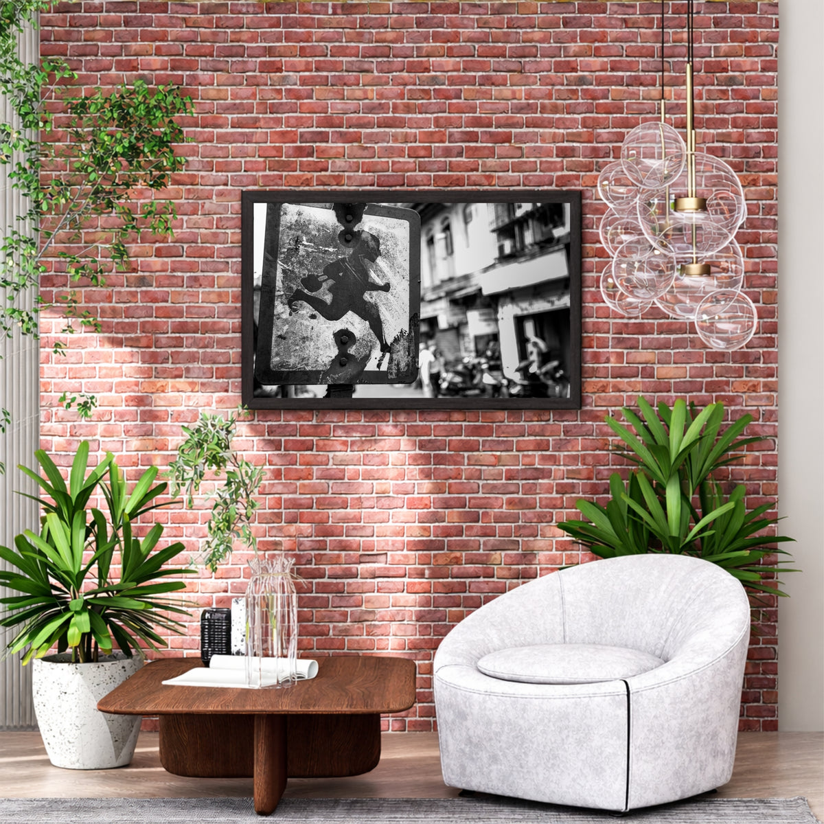 Vintage Street Sign Black & White Wall Art | Urban Photography