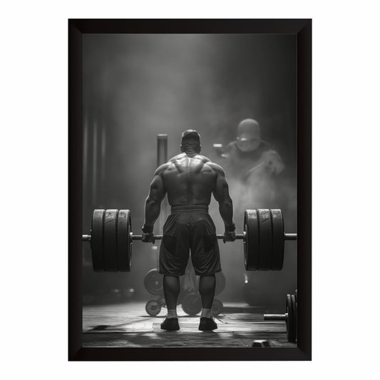 Black & White Deadlift Wall Art | Powerlifting Gym Decor | Strength Canvas