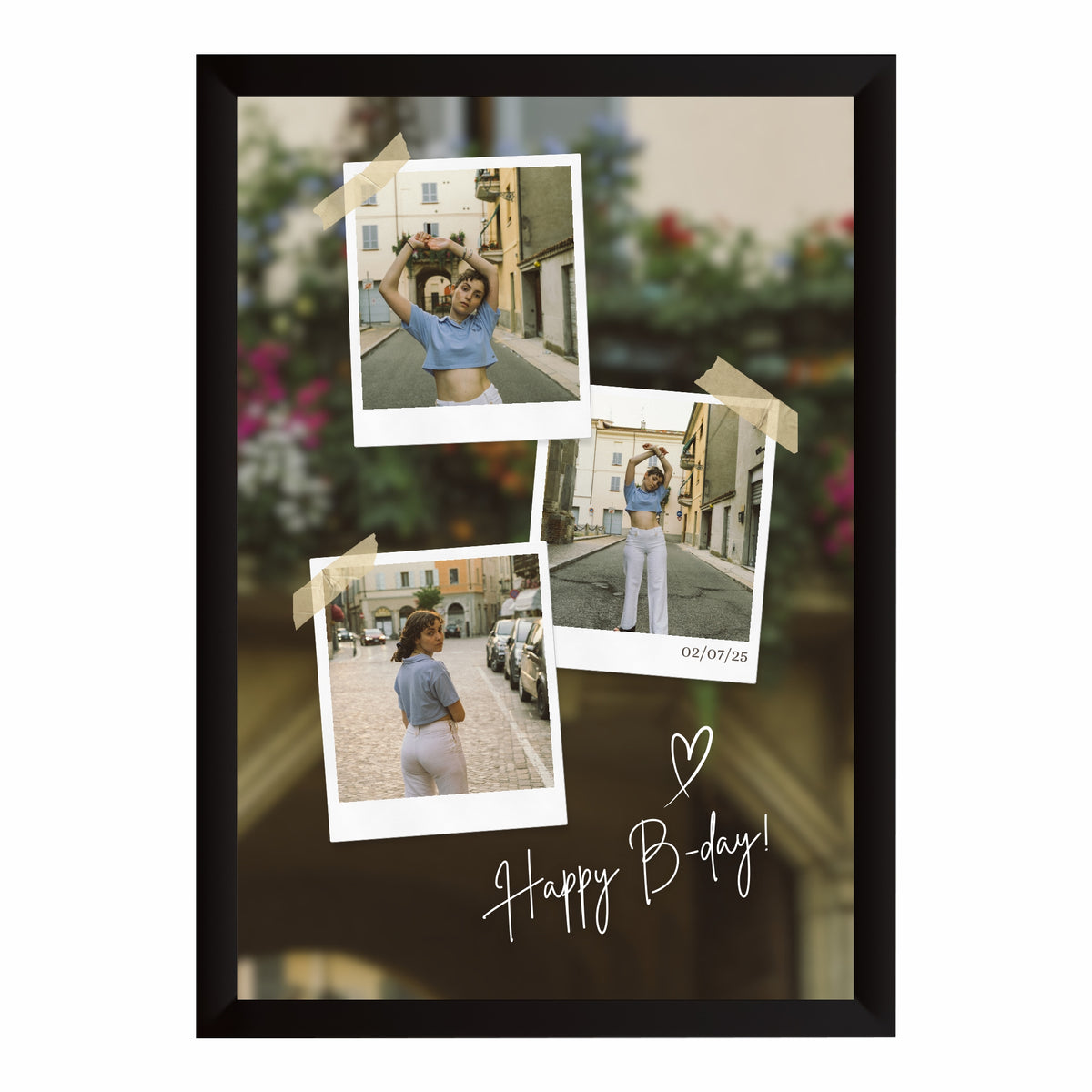 Customized Birthday Photo Frame