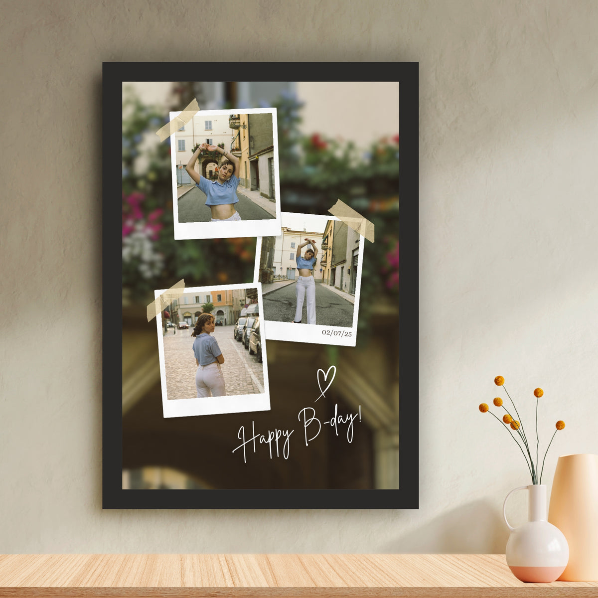 Customized Birthday Photo Frame