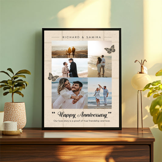 Customized Anniversary Photo Collage