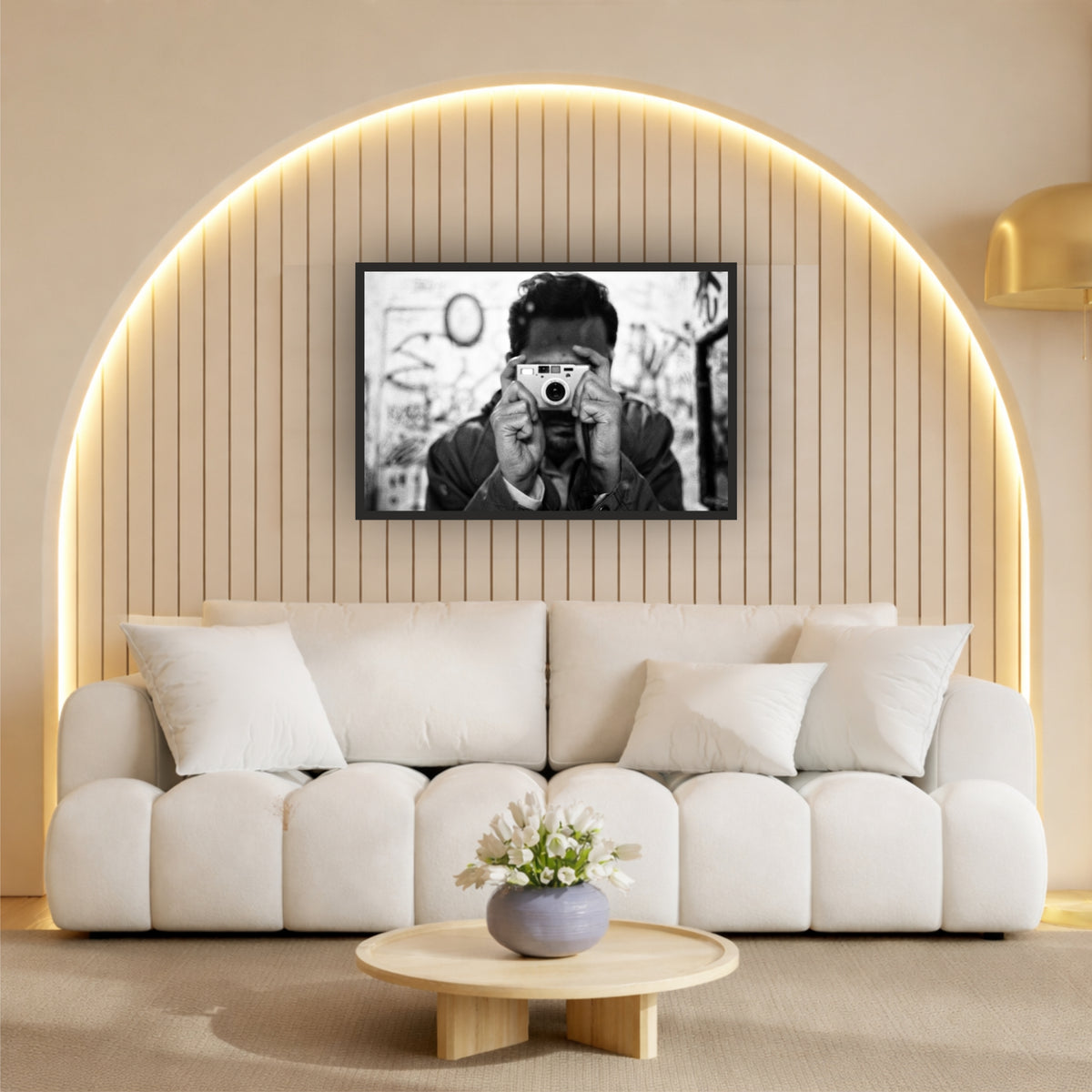 Vintage Camera Black & White Wall Art | Street Photography