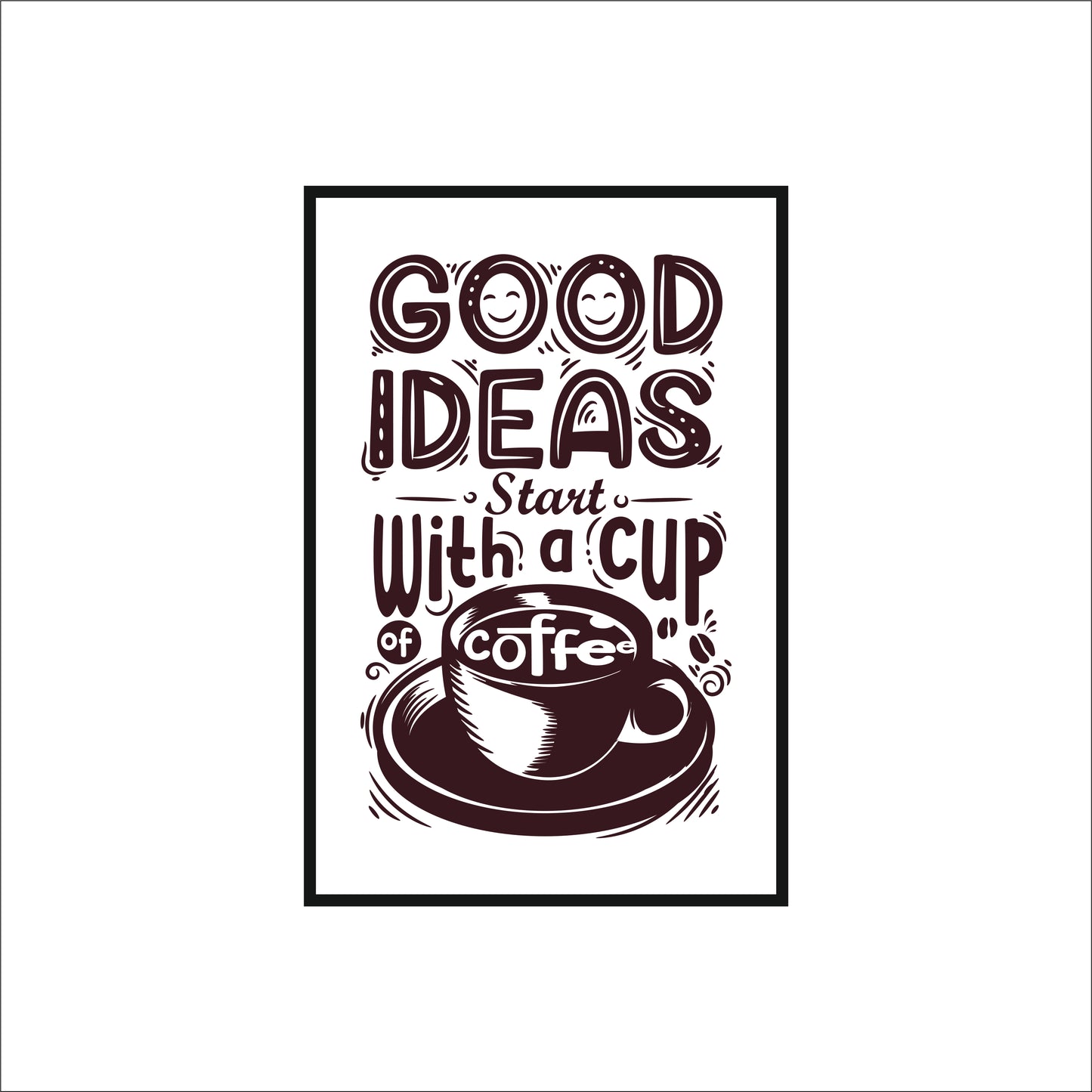 Good Ideas Coffee Wall Frame – Perfect Décor for Coffee Lovers ☕💡