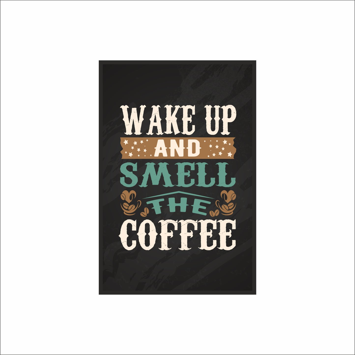 Wake Up and Smell the Coffee – Vintage Coffee Wall Frame ☕🌞