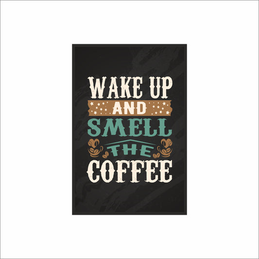 Wake Up and Smell the Coffee – Vintage Coffee Wall Frame ☕🌞